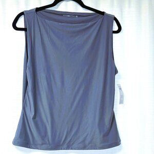 Abercrombie & Fitch Boat Neck Tank – Soft Blue – NWT